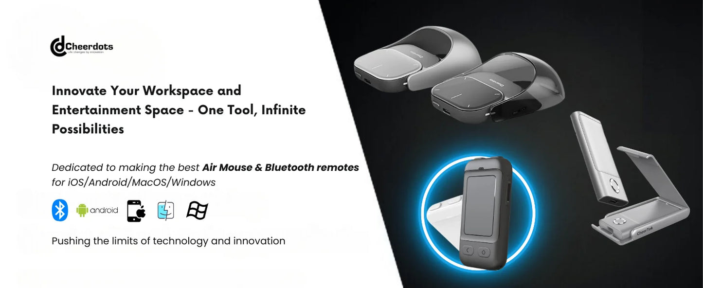 All-in-One Wireless Presenter, Air Mouse & Touchpad