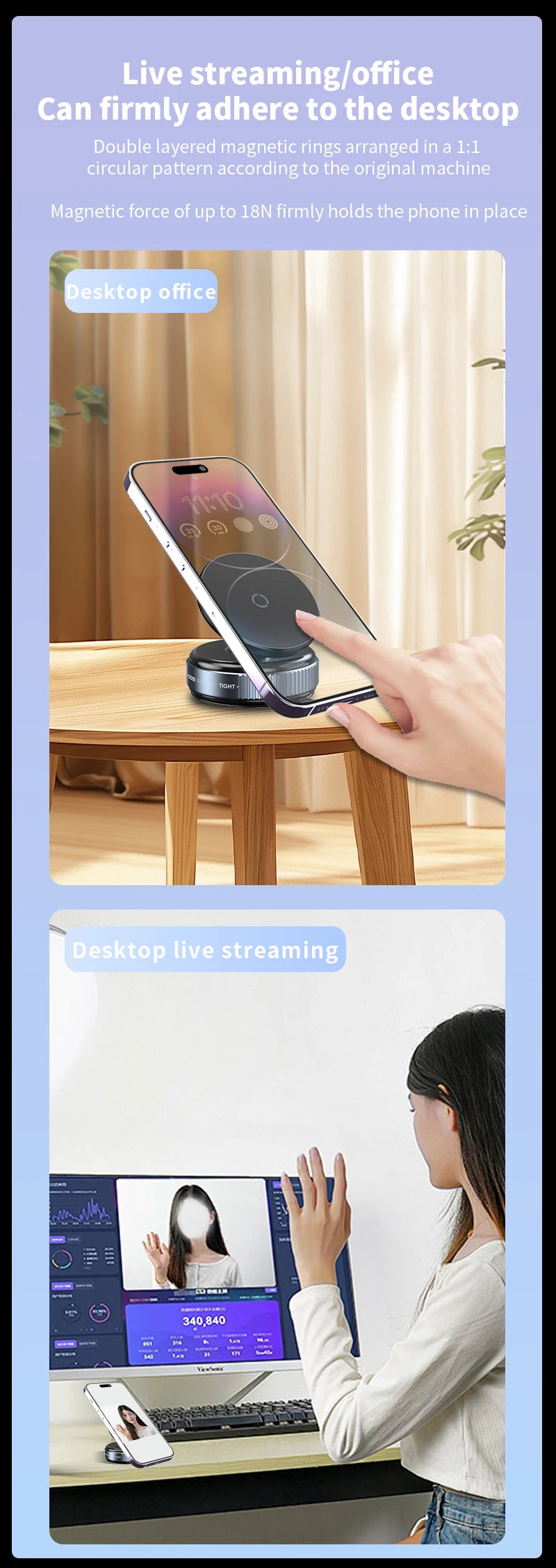 Strong Suction Cup Car Phone Holder