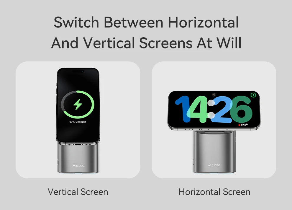 Qi2 3-in-1 Magnetic Wireless Charger