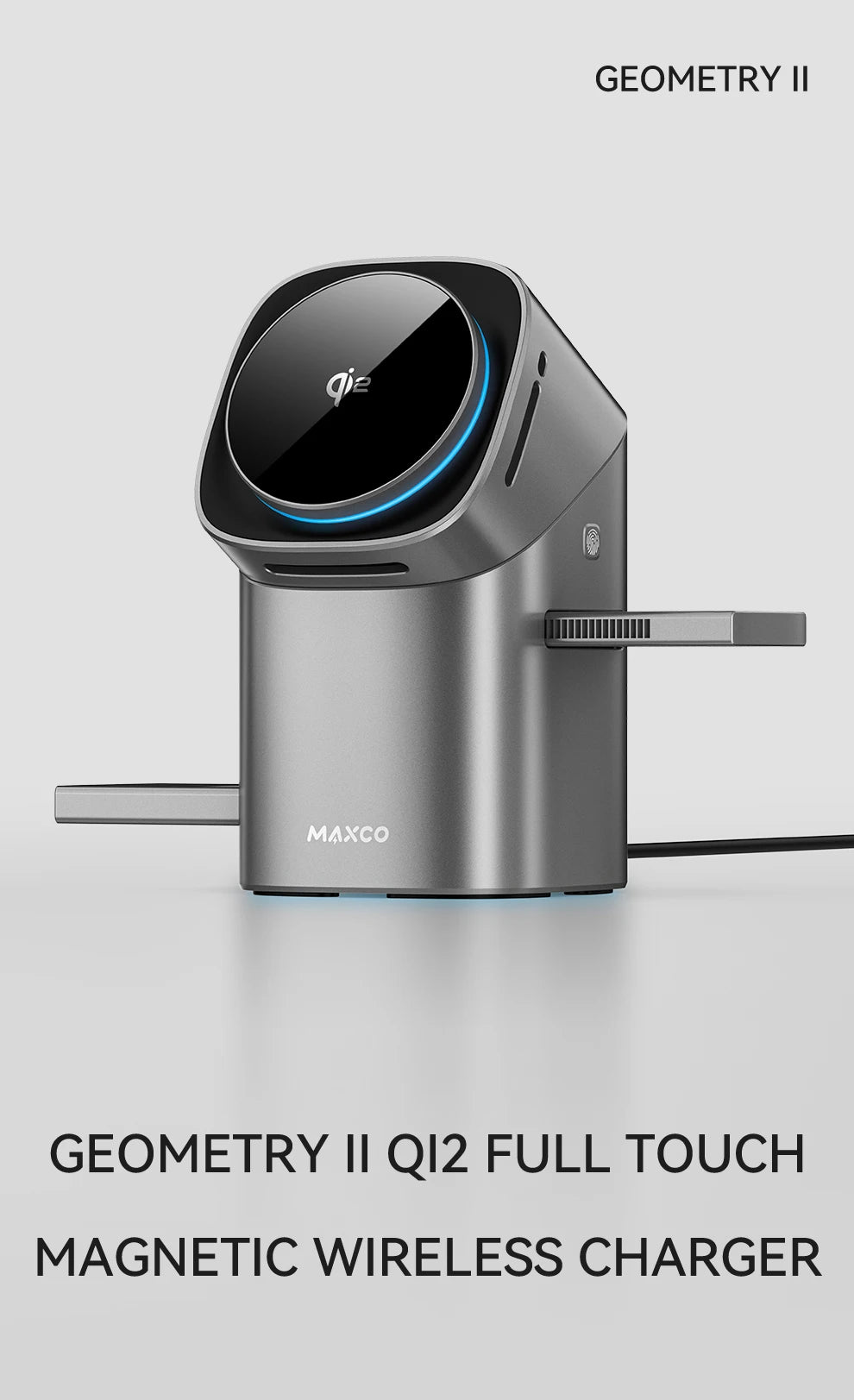 Qi2 3-in-1 Magnetic Wireless Charger