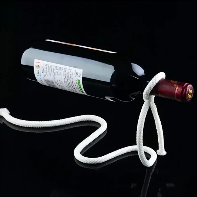 Magical  Iron Chain Wine Bottle Holder