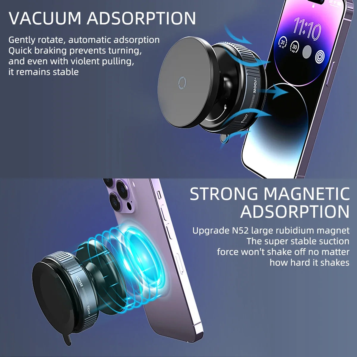 Strong Suction Cup Car Phone Holder