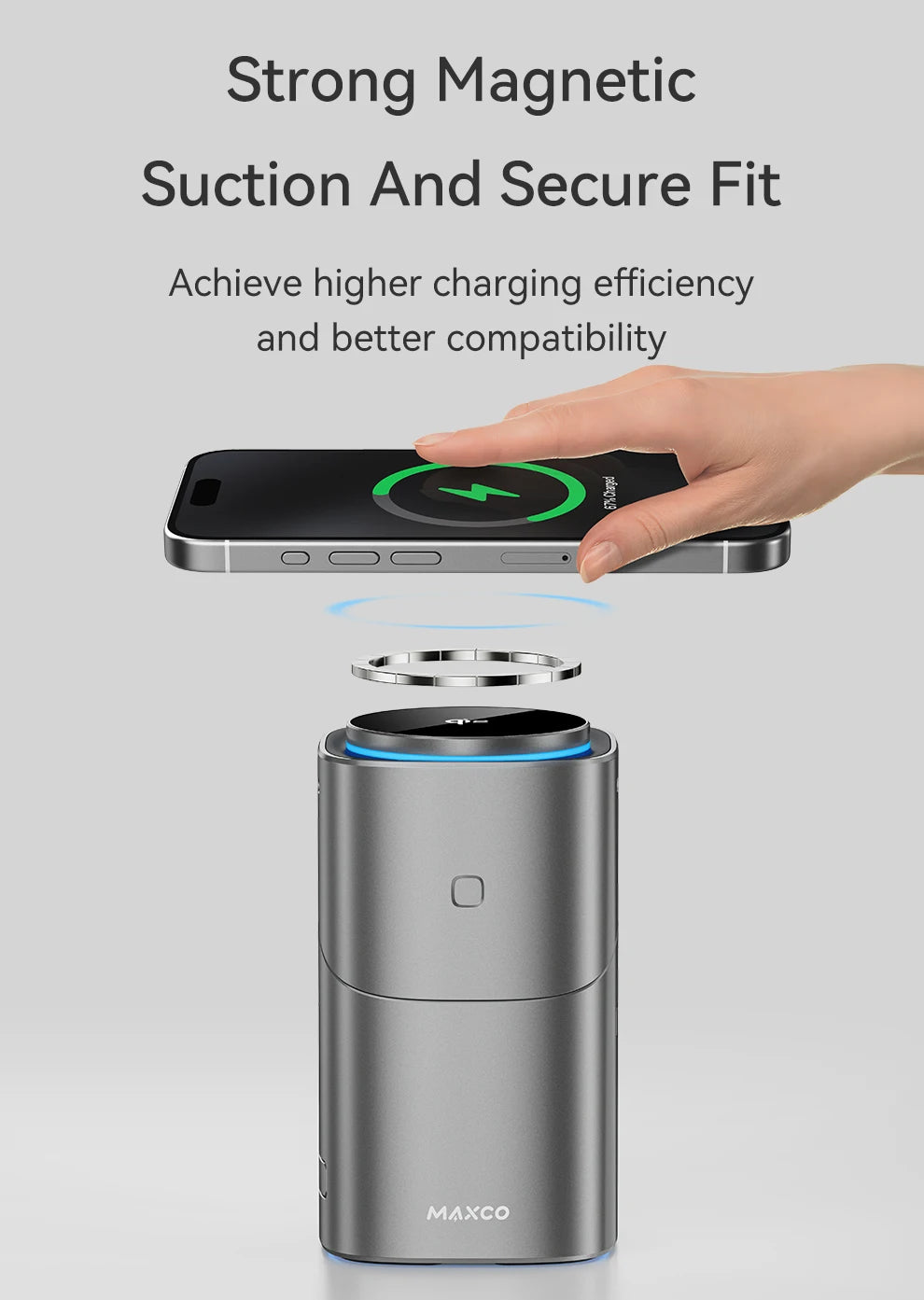 Qi2 3-in-1 Magnetic Wireless Charger